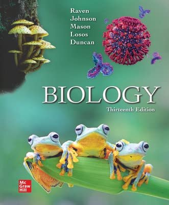 Biology 13th Edition by Peter Raven - Test Bank