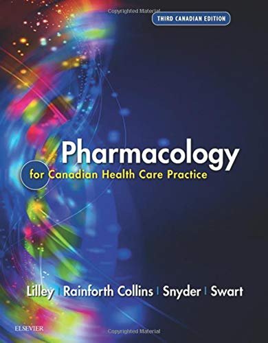 Pharmacology for Canadian Health Care Practice 3rd Edition - Test Bank
