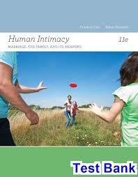 Human Intimacy Marriage The Family And its Meaning 11TH EDITION By COX - Test Bank